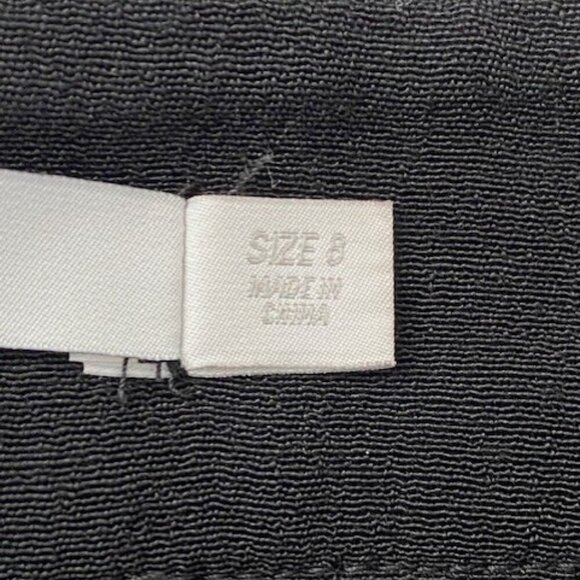 ALEXANDER WANG High Rise Black Crepe Trouser Pants Sz 8 - Picture 7 of 11